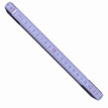 Wood Folding Ruler in White